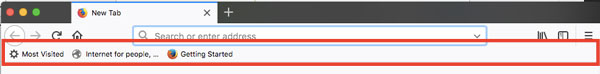 bookmarks toolbar 57