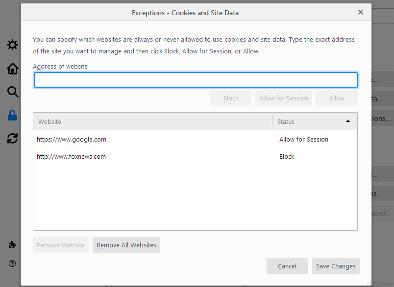 Fx65CookiesAndSiteData-ManagePermissions