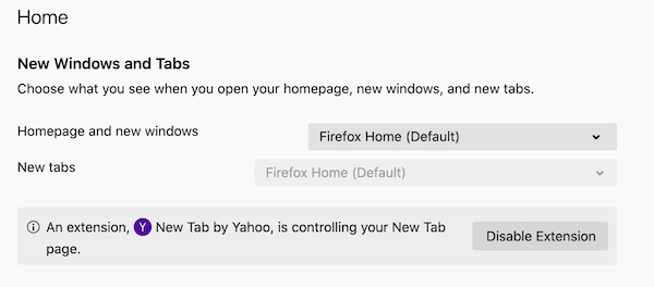DisableExtensionNewTab
