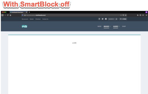 Smartblock off